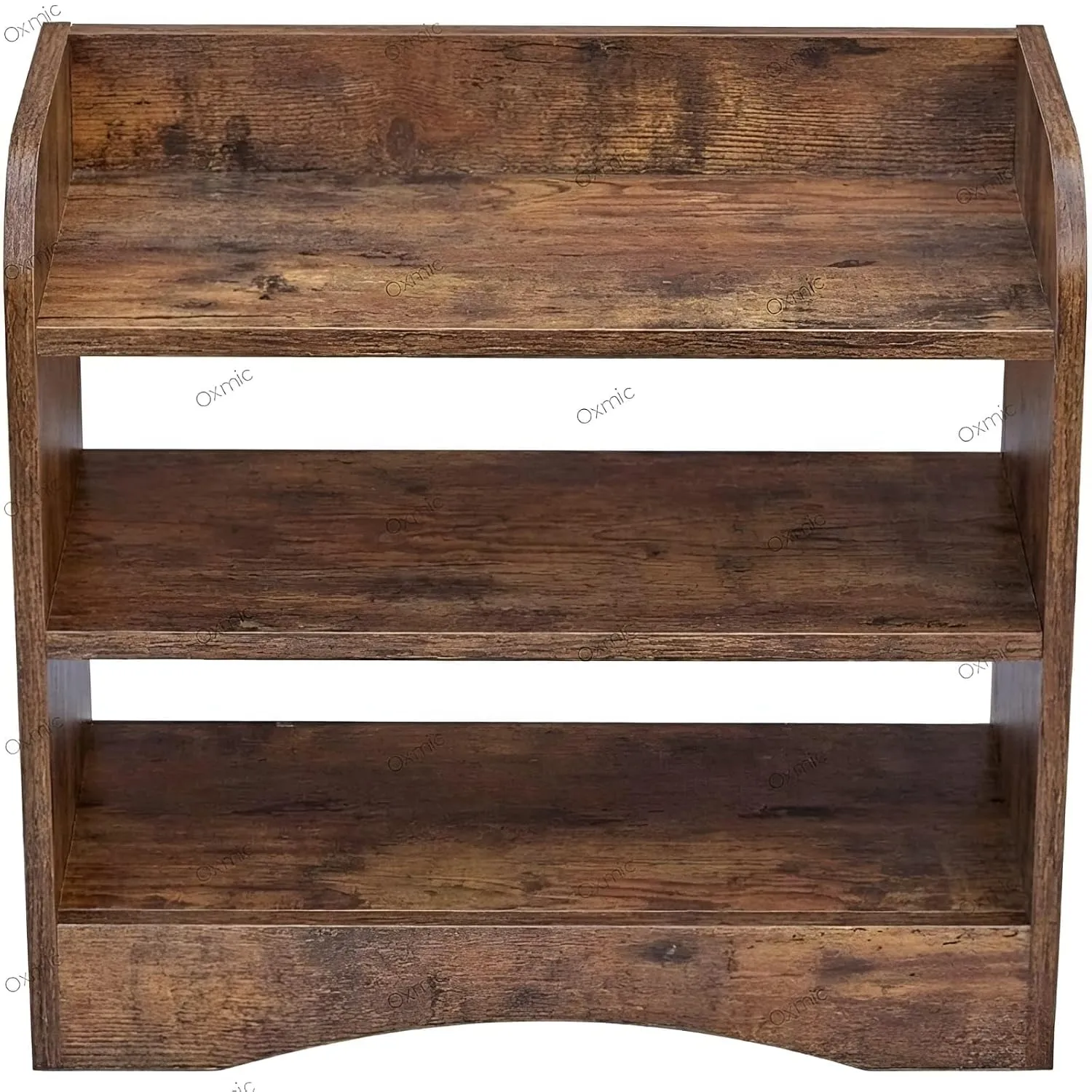 Rustic Open-Shelf Side Table
